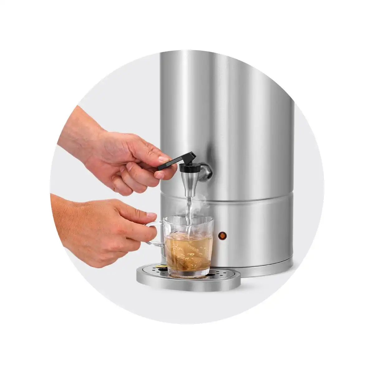 Βραστήρας νερού 9 Lt με διπλά τοιχώματα (Inox design) (200073) - Image 4
