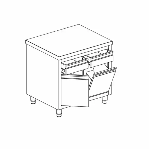 ΕΡΜΑΡΙΟ ΚΑΦΕ ΜΕ 1 ΑΝΟΙΓΟΜΕΝΗ ΠΟΡΤΑ, ΑΜΠΑΡΙ ΚΑΙ 2 ΣΥΡΤΑΡΙΑ ΧΩΡΙΣ ΠΑΝΩΣΗΚΩΜΑ