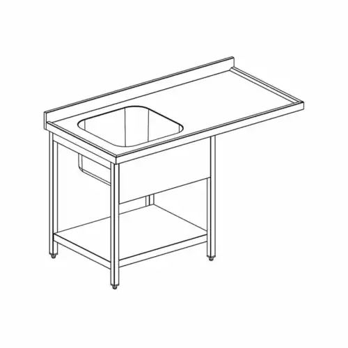 ΛΑΝΤΖΑ ΑΝΟΙΧΤΗ ΜΕ ΡΑΦΙ, ΘΕΣΗ ΠΛΥΝΤΗΡΙΟΥ ΚΑΙ ΜΙΑ ΓΟΥΡΝΑ 50Χ50 ΑΡΙΣΤΕΡΑ 1500X700X860 (13115075)