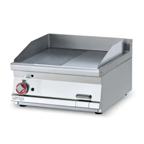 Πλατώ αερίου μεσαίο 1/2 λείο 1/2 ραβδωτό (FTLRT-76G)