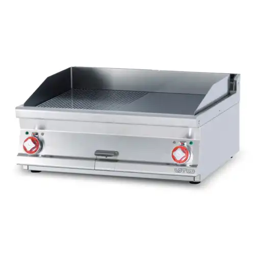 Πλατώ ηλεκτρικό διπλό 1/2 λείο & 1/2 ραβδωτό (FTLRT-78ET)