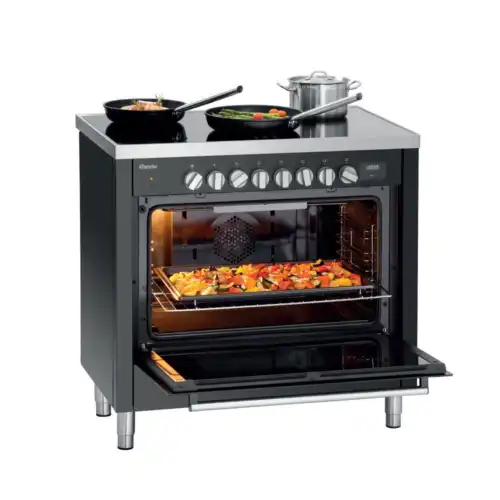 Κουζίνα ηλεκτρική με επαγωγικές εστίες & φούρνο ηλεκτρικό multifunction (286426)