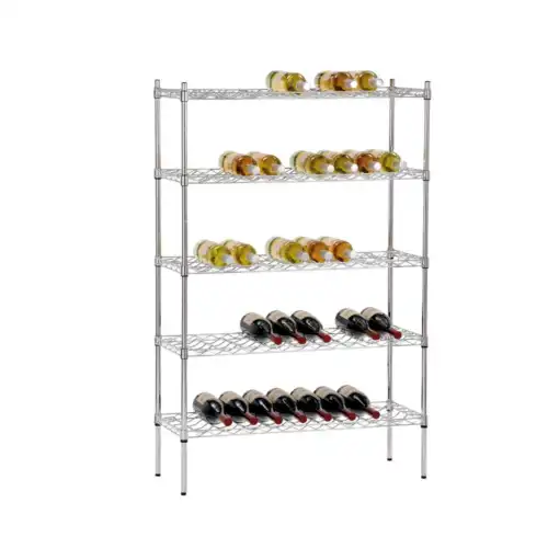 Ραφιέρα κρασιών 5 επιπέδων 200 kg (601161)