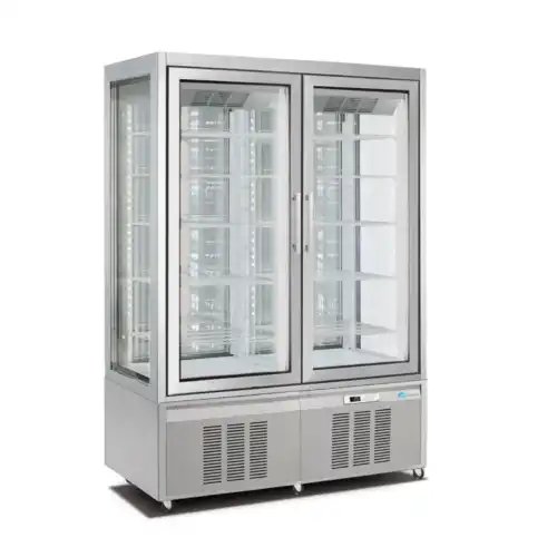 Βιτρίνα κατάψυξη - συντήρηση πανοραμική διπλή 850 lt (7716VNP CLASSICA)