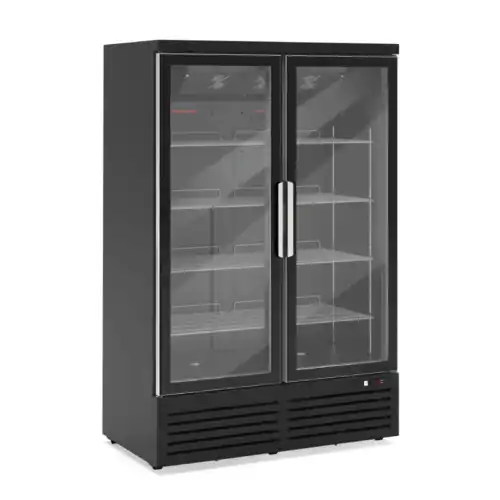 Βιτρίνα κατάψυξης διπλή με ανοιγόμενες πόρτες (ACM120 BLACK)