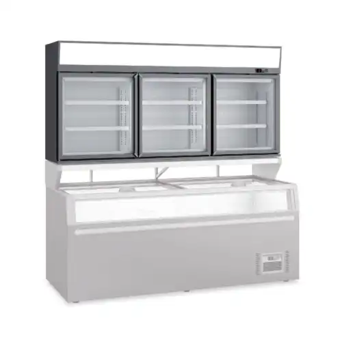 Βιτρίνα κατάψυξης τριπλή επιτοίχια 559lt (ALASKA 210)