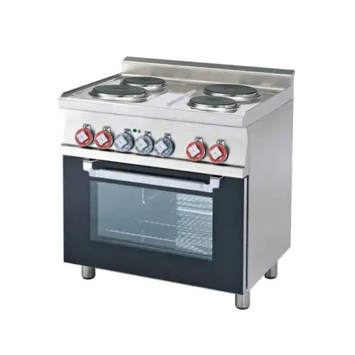 Κουζίνα ηλεκτρική 4 εστιών με φούρνο ηλεκτρικό στατικό (CF4-68ET)