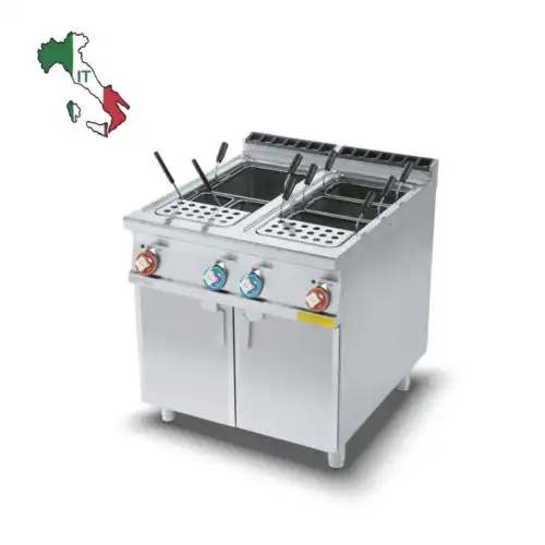 Βραστήρας ζυμαρικών διπλός επιδαπέδιος ηλεκτρικός 40+40lt (CP-98ET)