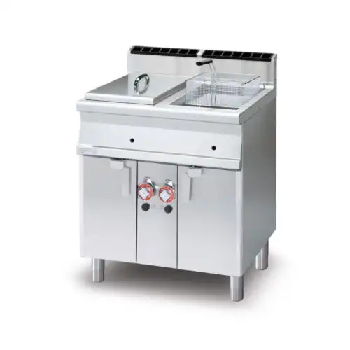 Φριτέζα αερίου επιδαπέδια διπλή 18+18 lt (F2/18-78G)