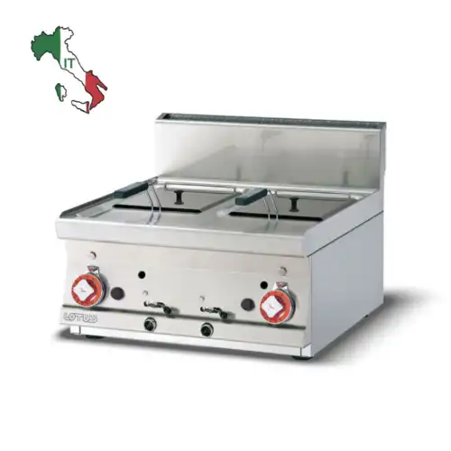 Φριτέζα αερίου διπλή 8+8 lt (F2/8T-66G)