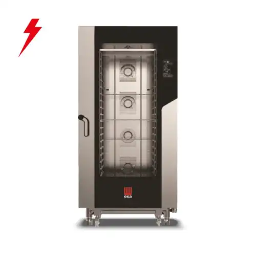 Φούρνος κυκλοθερμικός 20 θέσεων GN 1/1 απευθείας ψεκασμού με ενσωματωμένο πλύσιμο (MKF 2011 BM)