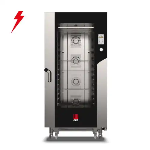 Φούρνος κυκλοθερμικός 20 θέσεων GN 1/1 απευθείας ψεκασμού με ενσωματωμένο πλύσιμο (MKF 2011 TS)