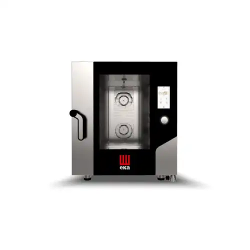 Φούρνος κυκλοθερμικός 7 θέσεων GN 1/1 απευθείας ψεκασμού με ενσωματωμένο πλύσιμο (MKF 711 TS)