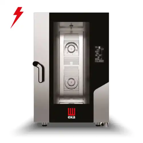 Φούρνος κυκλοθερμικός 11 θέσεων GN 1/1 απευθείας ψεκασμού με ενσωματωμένο πλύσιμο (MKF 1111 BM)