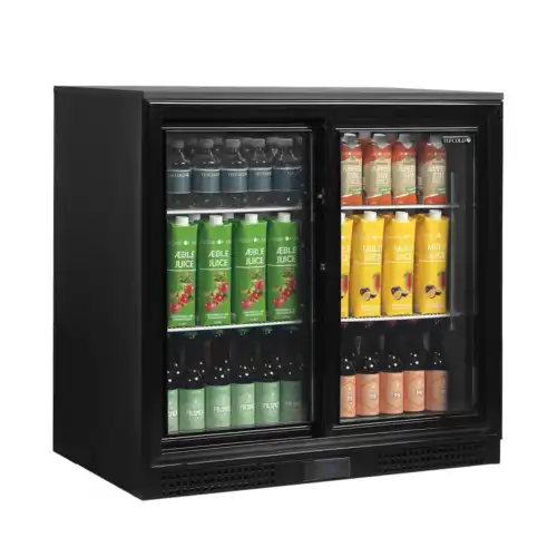 Βιτρίνα συντήρησης Back Bar με συρόμενες πόρτες 190lt (DB201S)