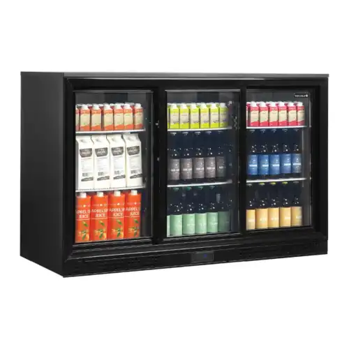 Βιτρίνα συντήρησης Back Bar με συρόμενες πόρτες 300lt (DB301S-3)