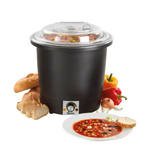 Σουπιέρα Slim 10 lt με διάφανο καπάκι (100048)