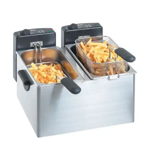 Φριτέζα διπλή ηλεκτρική 4+4 lt (A165112 | MINI III)