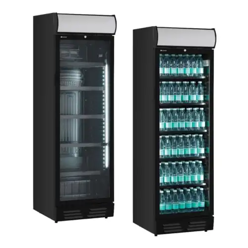 Βιτρίνα συντήρησης με φωτιζόμενη μετώπη (EKG 390 C BLACK)