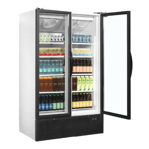 Βιτρίνα συντήρησης διπλή με ανοιγόμενες πόρτες (FS1202H)