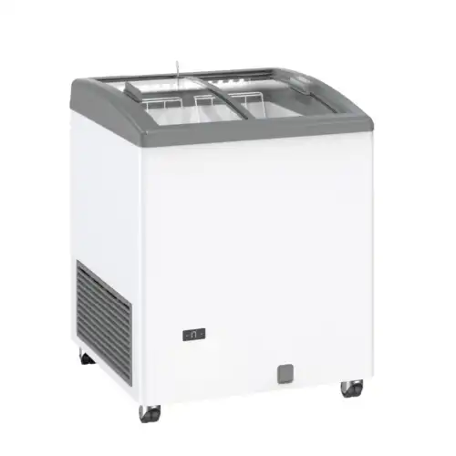 Καταψύκτης με κουρμπαριστά συρόμενα κρύσταλλα 701x678x890mm (GTC170)