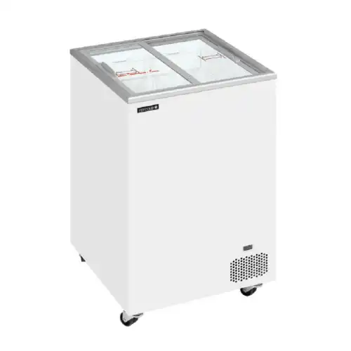 Καταψύκτης με ίσια συρόμενα κρύσταλλα 570x570x897mm (IC101SC)