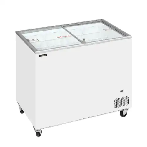 Καταψύκτης με ίσια συρόμενα κρύσταλλα 1010x630x892mm (IC301SC)