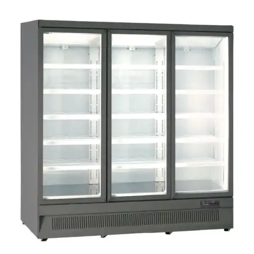 Βιτρίνα συντήρησης τριπλή με ανοιγόμενες πόρτες (MR 188 TN3 GREY | RAL 7015 ΕΞΩΤΕΡΙΚΆ)