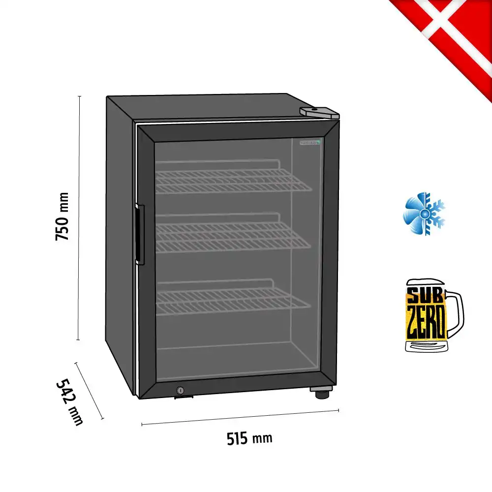 Βιτρίνα Κατάψυξης επιτραπέζια (UR90G-SUB ZERO) - Image 3
