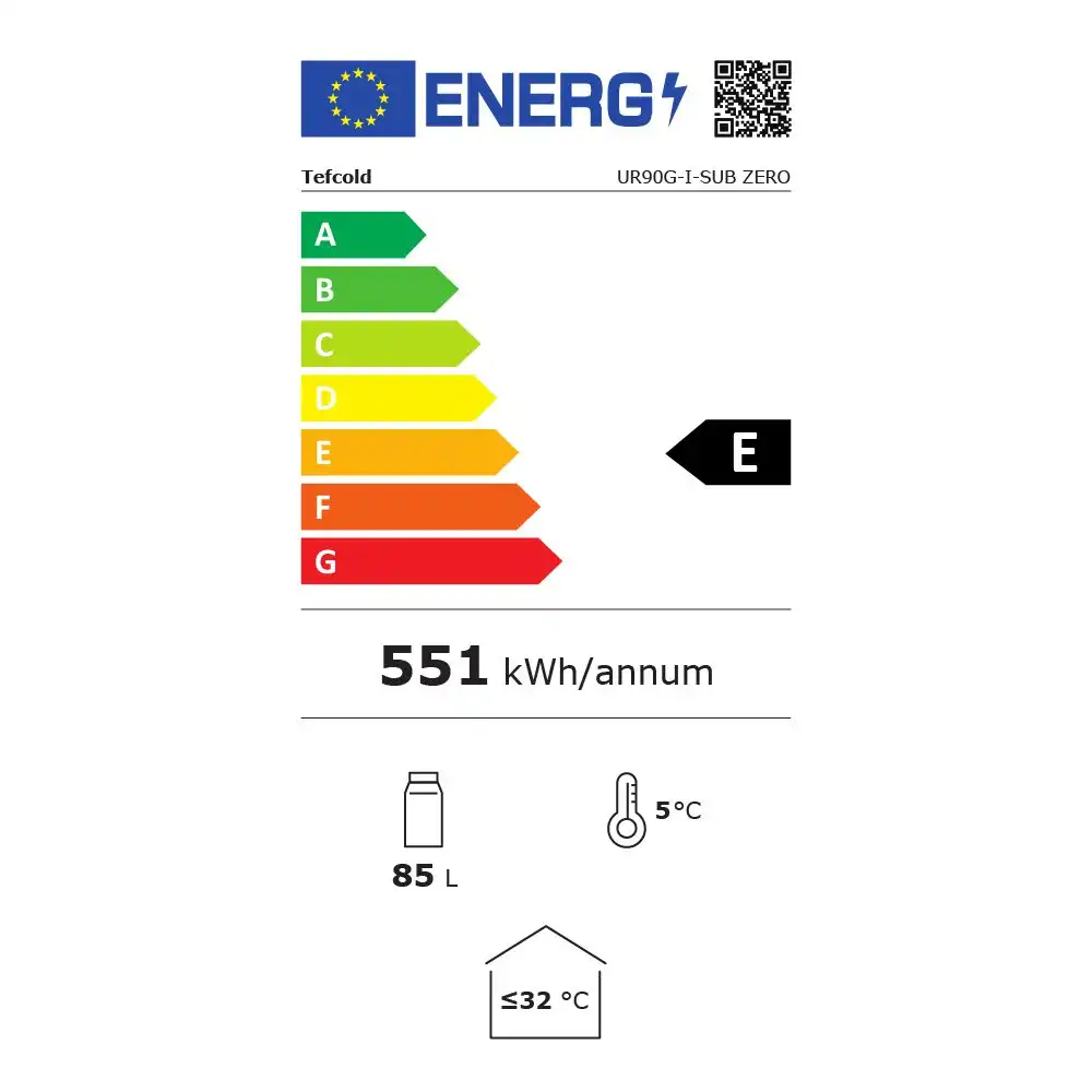 Βιτρίνα Κατάψυξης επιτραπέζια (UR90G-SUB ZERO) - Image 7