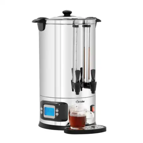 Βραστήρας τσαγιού -ζεστού νερού 15Lt με διπλά τοιχώματα (Inox design) (200128 | D15000)