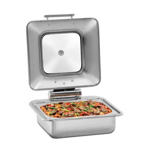 Chafing Dish για GN2/3 με soft close & παράθυρο ελέγχου (500847)