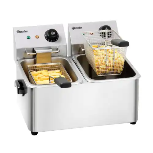 Φριτέζα διπλή ηλεκτρική 4+4 lt (A162412E | SNACK II)