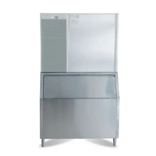 Αποθήκη Inox για παγομηχανή ελληνικής κατασκευής (BIN 200 IT-151)