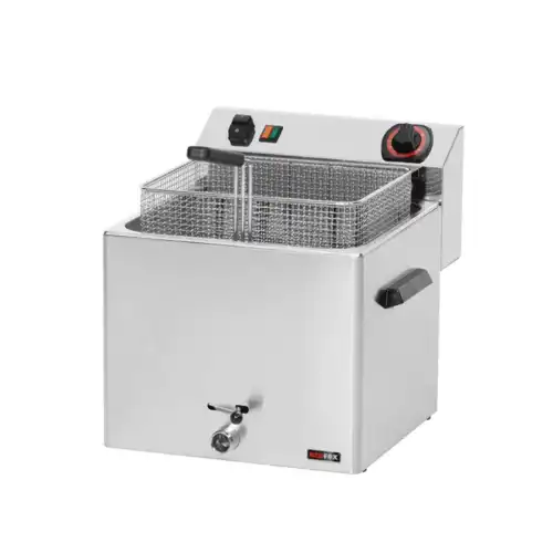 Φριτέζα ηλεκτρική 11 lt με βρυσάκι απορροής | POWER 8.1kW (FE 10 T)
