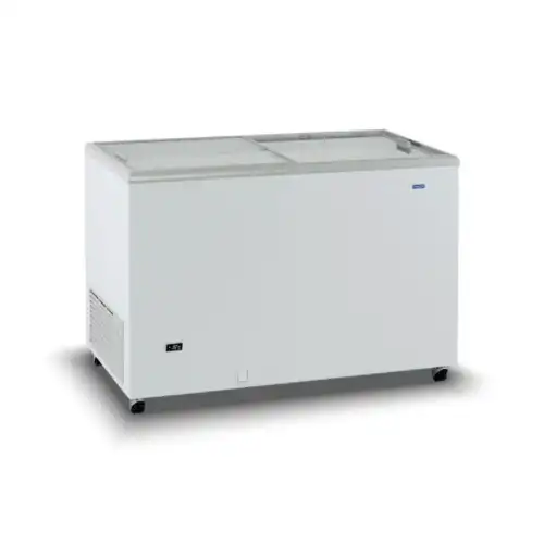 Καταψύκτης με ίσια συρόμενα κρύσταλλα 1280x670x895mm (ICE400)