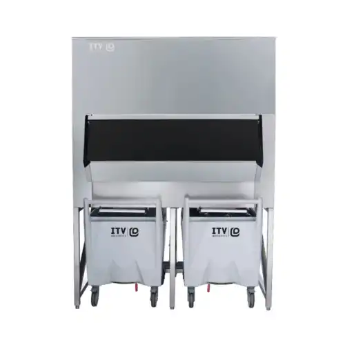 Αποθήκη για παγομηχανή με 2 καρότσια 812+224Kg (SCD800)