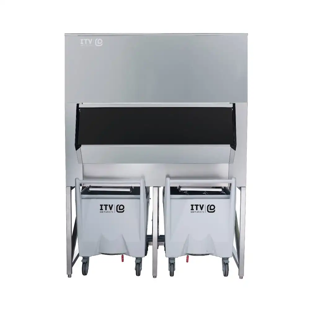 Αποθήκη για παγομηχανή με 2 καρότσια 812+224Kg (SCD800) - Image 2