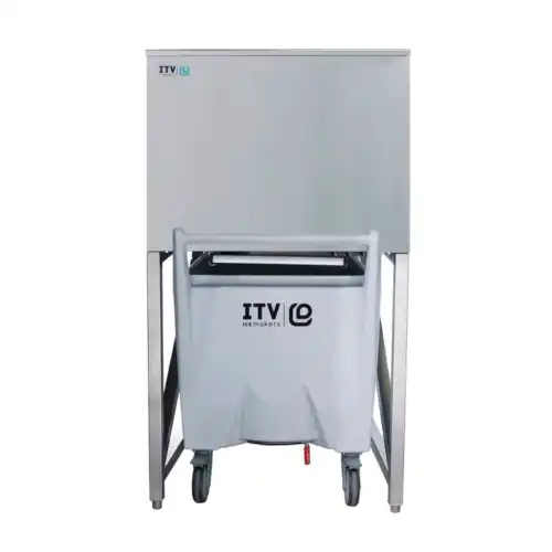 Αποθήκη για παγομηχανή με καρότσι 140+112 Kg (SCS150)