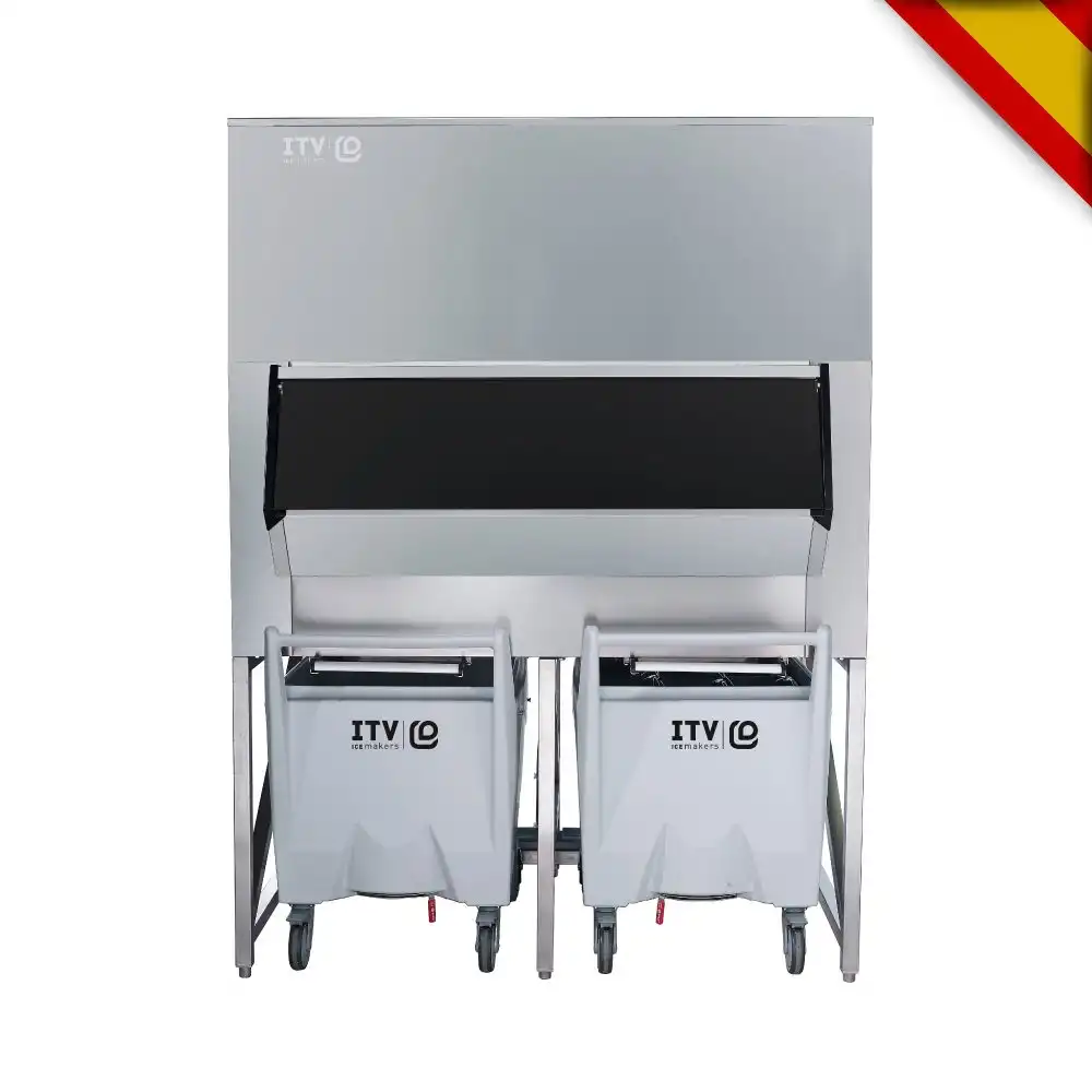 Αποθήκη για παγομηχανή με 2 καρότσια 812+224Kg (SCD800) - Image 4