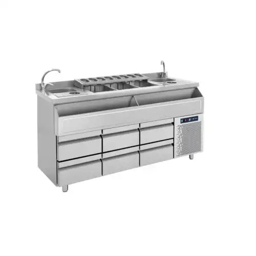 BARSTATION ΜΕ ΨΥΓΕΙΟ 185 ΔΙΠΛΟΥ ΠΟΣΤΟΥ (BRST-PS185)