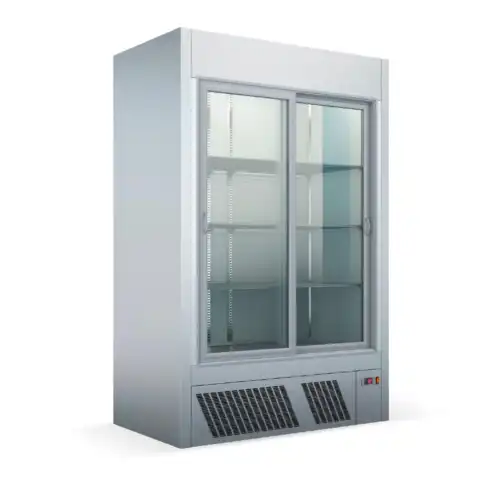 ΘΑΛΑΜΟΣ ΒΙΤΡΙΝΑ INOX ΜΕ ΣΥΡΟΜΕΝΕΣ ΠΟΡΤΕΣ (UBS 137)