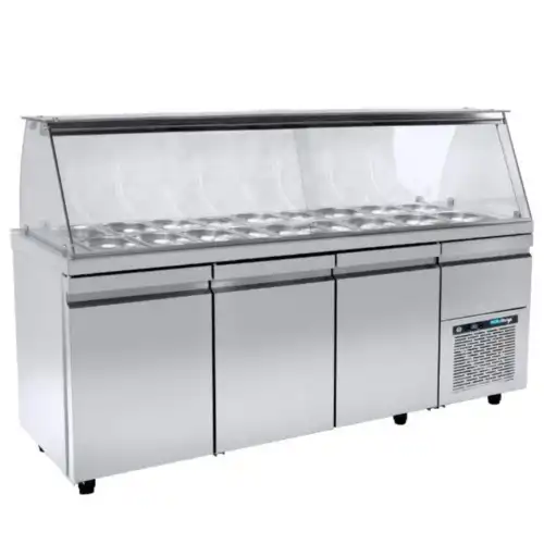 Ψυγείο-Βιτρίνα σαλατών με ψυκτικό μηχάνημα SA GN 179M (R0S7.GN179R)