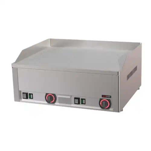 Πλατώ ηλεκτρικό διπλό 1/2 λείο 1/2 ραβδωτό χρωμίου (FTHRC 60 Ε)