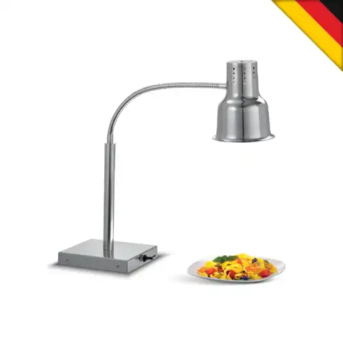 Θερμαντική λυχνία Inox με 1 υπέρυθρη λάμπα (114270)