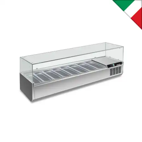 Βιτρίνα Set up μήκους 1800 mm για GN (RWX 1802)