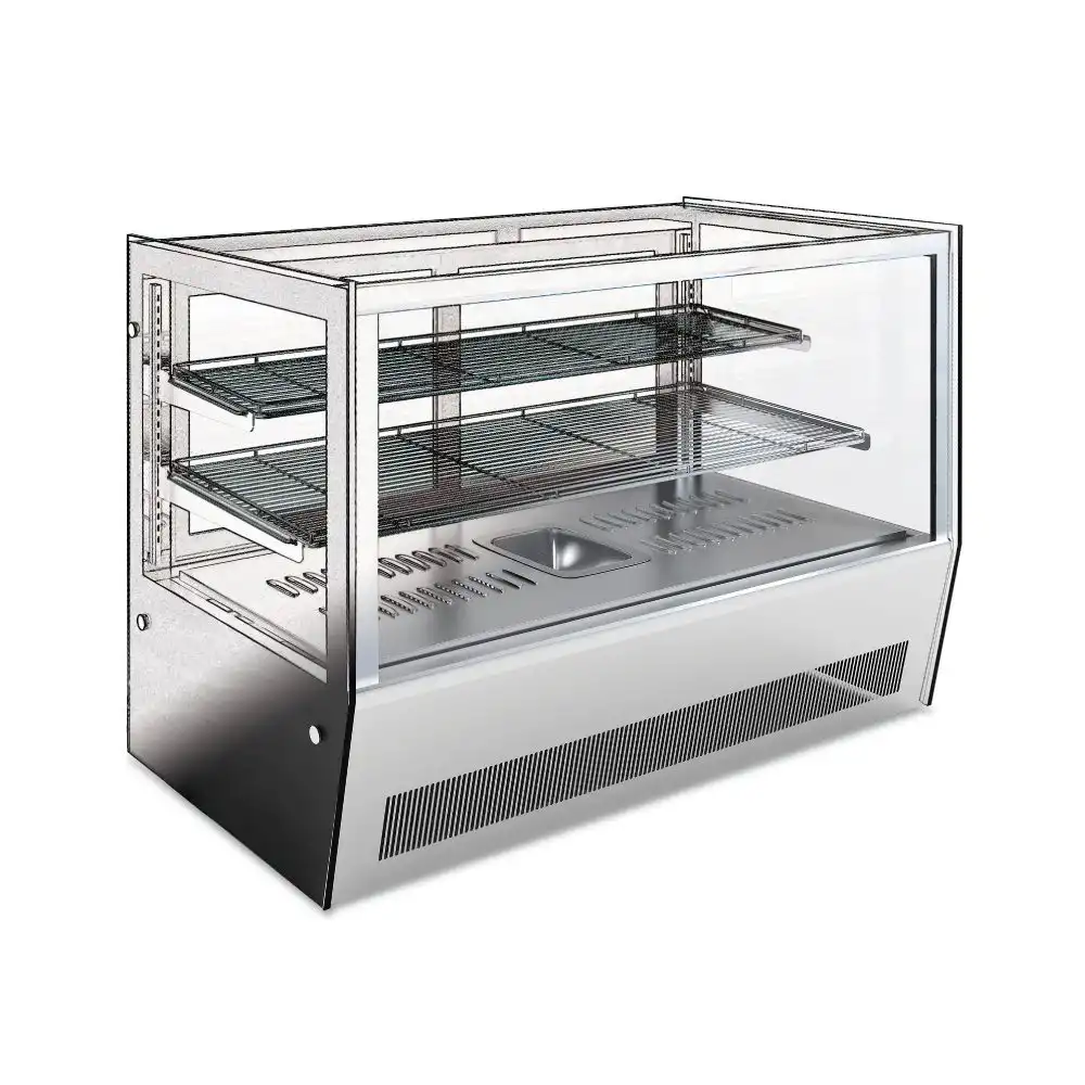 Βιτρίνα θερμαινόμενη επιτραπέζια 160lt (DLH 90) - Image 8