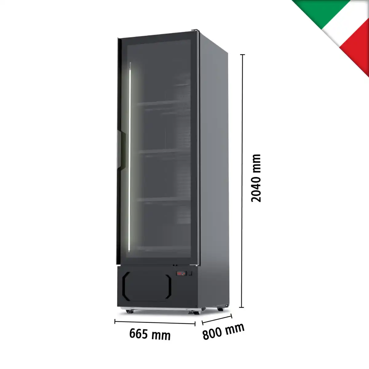 Βιτρίνα κατάψυξης 550lt (MILANO 630 BT BLACK) - Image 5