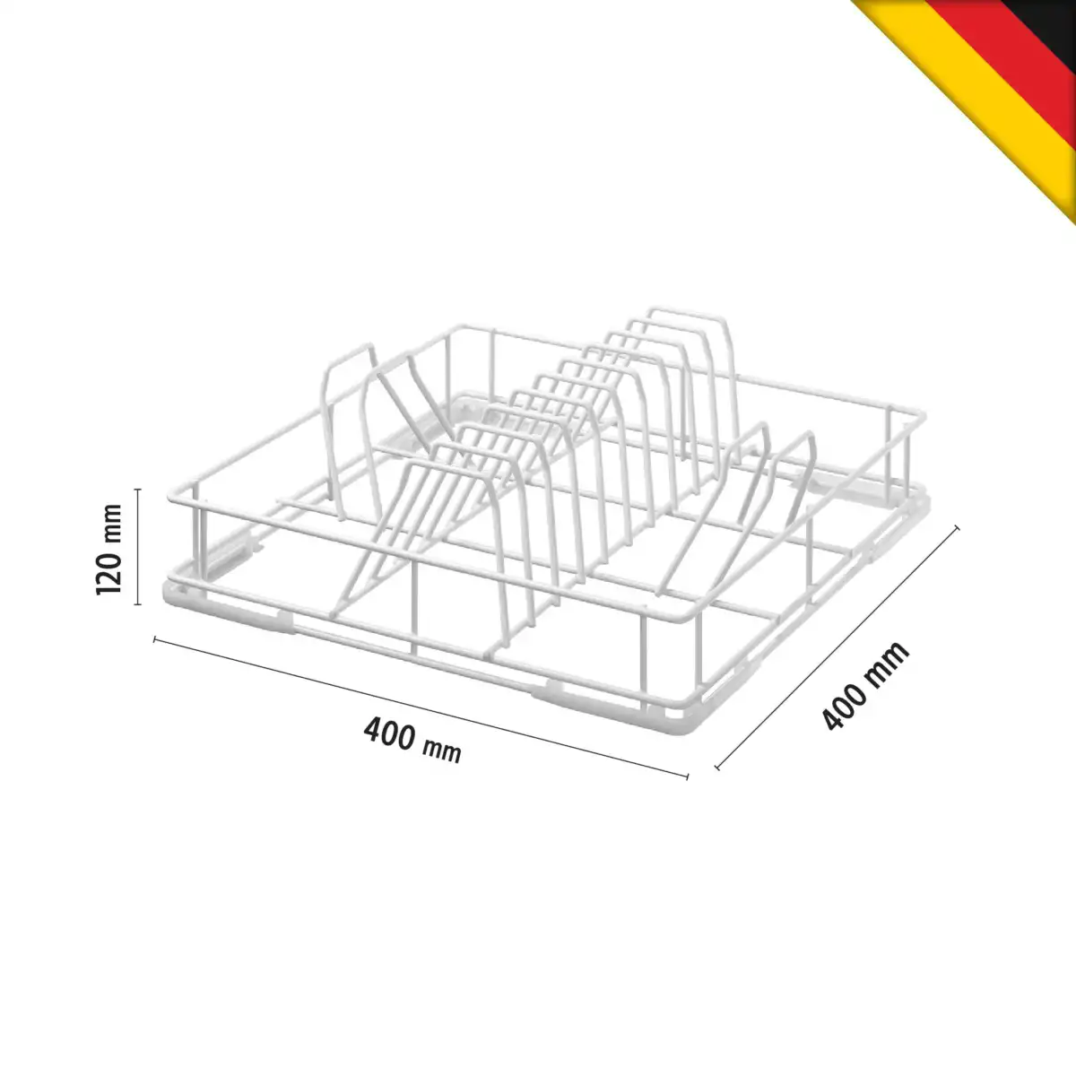 Καλάθι πιάτων συρμάτινο με ενισχύσεις 40x40cm (109326) - Image 3