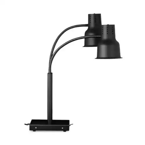 Θερμαντική λυχνία με 2 υπέρυθρες λάμπες Black (114306)